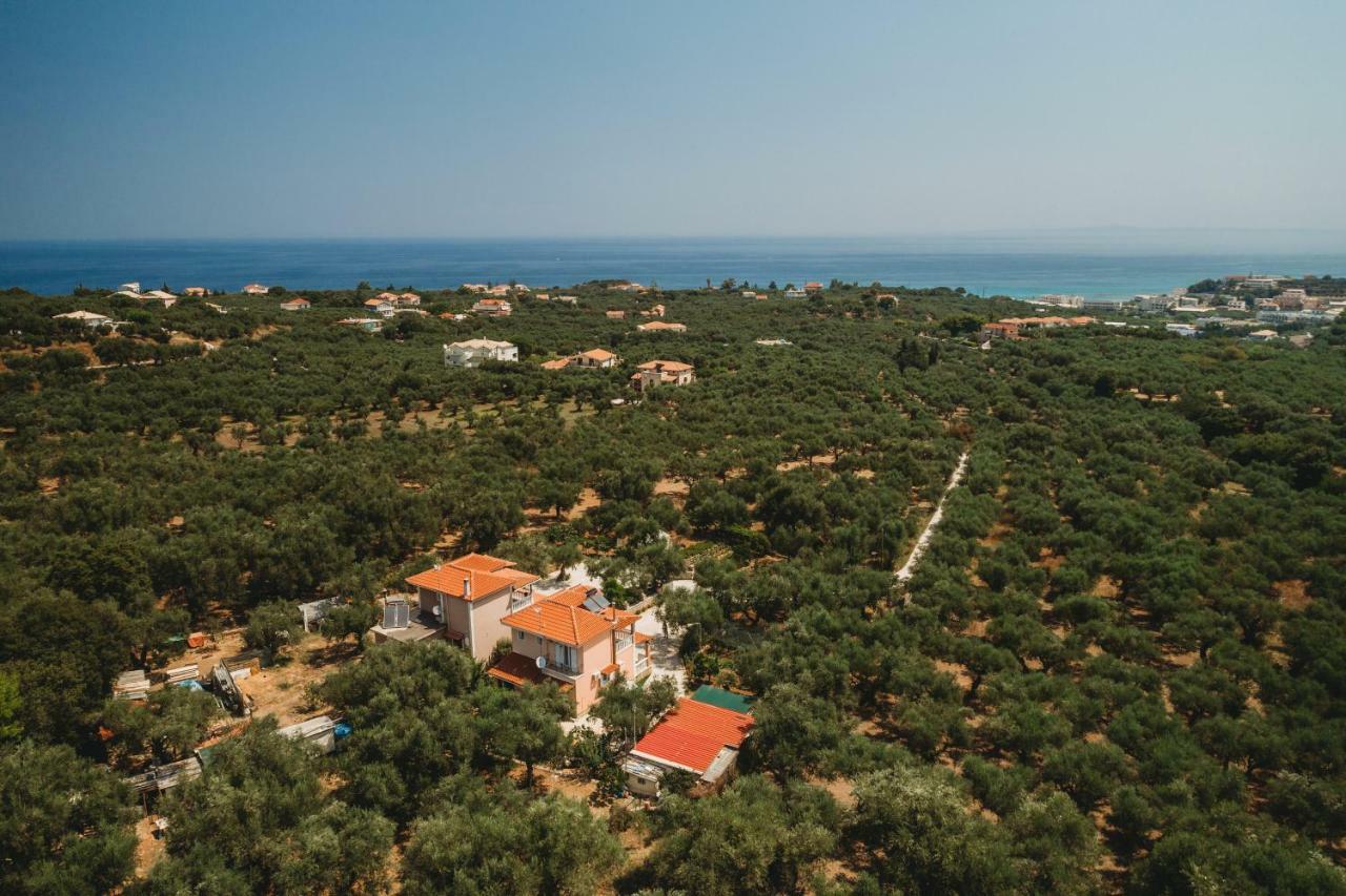 Villa Rosa 3 Bedroom With Sea View 트라가키온 외부 사진